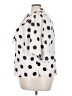 ELOQUII 100% Polyester Polka Dots Ivory 3/4 Sleeve Blouse Size 20 Plus - photo 5