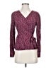 Talbots 100% Rayon Burgundy Long Sleeve Blouse Size XS - photo 1