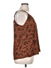 Papermoon 100% Polyester Brown Sleeveless Top Size XL - photo 4