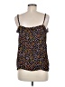 Ann Taylor LOFT 100% Polyester Brown Sleeveless Top Size M - photo 2