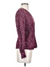 Talbots 100% Rayon Burgundy Long Sleeve Blouse Size XS - photo 4