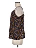 Ann Taylor LOFT 100% Polyester Brown Sleeveless Top Size M - photo 5