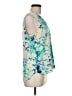 Classiques Entier Teal Sleeveless Silk Top Size M - photo 4