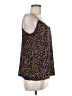 Ann Taylor LOFT 100% Polyester Brown Sleeveless Top Size M - photo 4