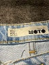 Topshop 100% Cotton Color Block Blue Jeans Size 26 waist - photo 4