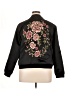 Forever 21 Plus Solid Black Track Jacket Size 1X - photo 2