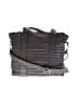 Bolsa Nova 100% Leather Stripes Gray Leather Satchel One size - photo 1