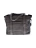 Bolsa Nova 100% Leather Stripes Gray Leather Satchel One size - photo 3