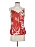 Ted Baker London Floral Orange Red Sleeveless Blouse Size 2 (0) - photo 1