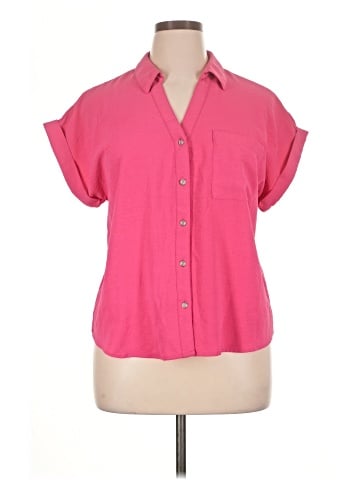 Adrienne Vittadini Short Sleeve Blouse (view 1)