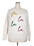Assorted Brands Metallic White Pullover Sweater Size XXL - photo 1