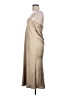 Open Edit 100% Polyester Solid Tan Casual Dress Size L - photo 5