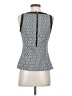 White House Black Market Silver Sleeveless Top Size 4 - photo 2