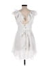 Selfie Leslie 100% Polyester White Cocktail Dress Size L - photo 2