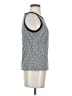 White House Black Market Silver Sleeveless Top Size 4 - photo 4