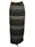 Max Studio Stripes Black Casual Skirt Size M - photo 2