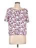 Cooper & Ella Hearts White Short Sleeve Blouse Size L - photo 1