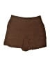 Wildfox 100% Rayon Solid Brown Khaki Shorts Size S - photo 1