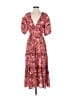 Ulla Johnson 100% Polyester Paisley Burgundy Casual Dress Size 0 - photo 1
