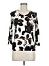 Talbots Floral Ivory Cardigan Size Med Petite - photo 1