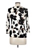 Talbots Floral Ivory Cardigan Size Med Petite - photo 2