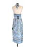 Lulus 100% Polyester Paisley Blue Casual Dress Size L - photo 2