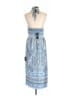 Lulus 100% Polyester Paisley Blue Casual Dress Size L - photo 2