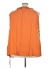 Ashley Stewart 100% Polyester Orange Sleeveless Blouse Size 30 waist - photo 2