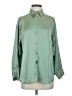 Zara Solid Green 3/4 Sleeve Blouse Size S - photo 1