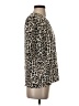 Equipment 100% Silk Animal Print Tan Short Sleeve Top Size S - photo 4