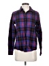 L.L.Bean 100% Cotton Plaid Purple Long Sleeve Button-Down Shirt Size XS - photo 1