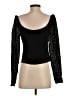 Willow & Root Black Long Sleeve Top Size M - photo 2