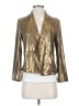 Joe Fresh Metallic Gold Blazer Size 4 - photo 1