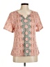 Unbranded Orange Short Sleeve Blouse Size M - photo 1