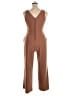 Bebe Solid Brown Jumpsuit Size XL - photo 2