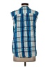 Equipment Blue Sleeveless Blouse Size S - photo 2