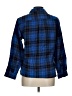L.L.Bean 100% Cotton Plaid Blue 3/4 Sleeve Button-Down Shirt Size L - photo 2
