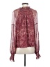 Ramy Brook Burgundy Long Sleeve Blouse Size S - photo 2