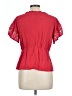 Maurices 100% Rayon Red Short Sleeve Blouse Size L - photo 2