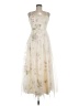 Speechless 100% Polyester Floral Ivory Cocktail Dress Size 9 - photo 1