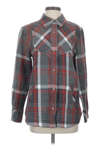 CAbi Long Sleeve Button-Down Shirt (view 1)