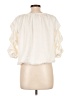 MSK 100% Polyester Solid Ivory 3/4 Sleeve Blouse Size L - photo 2