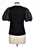 Mittoshop Black Short Sleeve Top Size L - photo 2