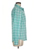 J.Crew 100% Cotton Checkered-gingham Teal Long Sleeve Button-Down Shirt Size 6 - photo 4