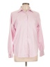 Talbots 100% Cotton Stripes Pink Long Sleeve Button-Down Shirt Size 10 - photo 1
