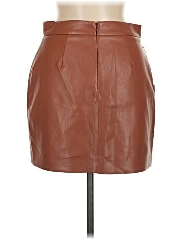 Wilfred Faux Leather Skirt (view 2)