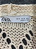 Zara 100% Baumwolle Tan Cardigan Size S - photo 7