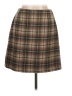 Apostrophe 100% Other Plaid Brown Casual Skirt Size 12 - photo 1