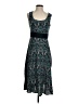 Perceptions Argyle Teal Casual Dress Size S - photo 1