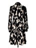 DKNY Animal Print Black Casual Dress Size 10 - photo 2